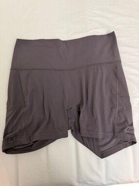 Gymshark Women's Dark Gray High-Rise Bike Shorts